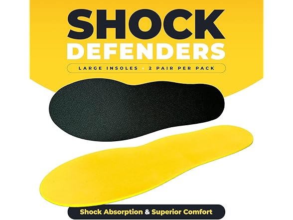 Shock Defenders Shock-Absorbing Insole