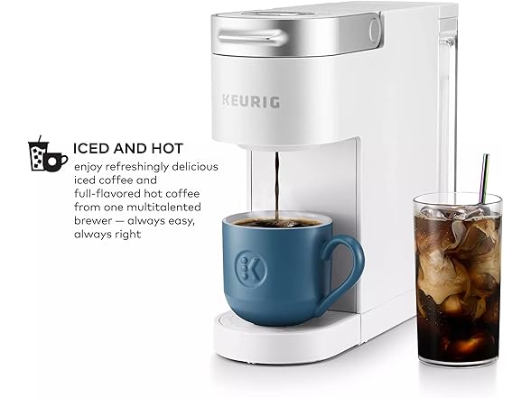 Keurig K-Iced Plus Single-Serve Coffee Maker, Brews Iced Cof (Open Box)