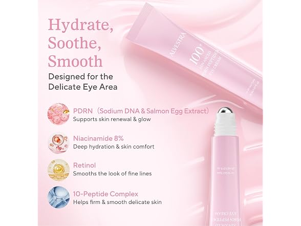 ALVESTRA PDRN Eye Cream for Dark Circles