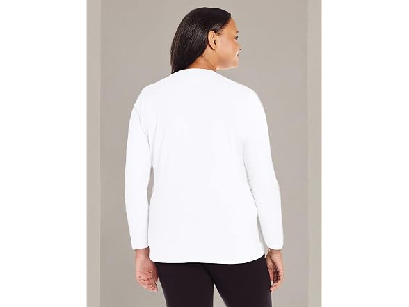 Just MY Size Women (2X) Women's Vneck Long Tee
