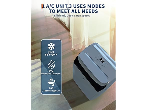 GAOMON 14000 BTU Room Air Conditioner