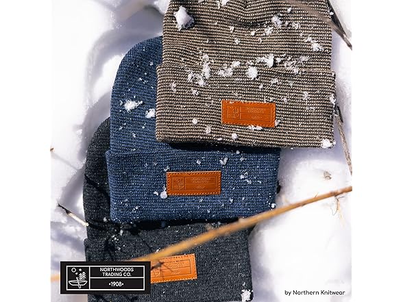 Northern Knitwear Wool Blend Cuffed Beanie