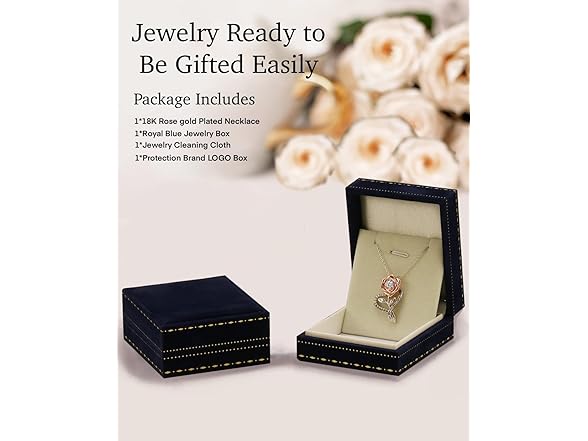 LAVALE Heart Birthstone Necklace April