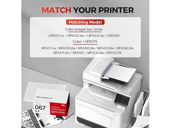 SUDLTO Compatible 067 Toner Cartridge 2Pk