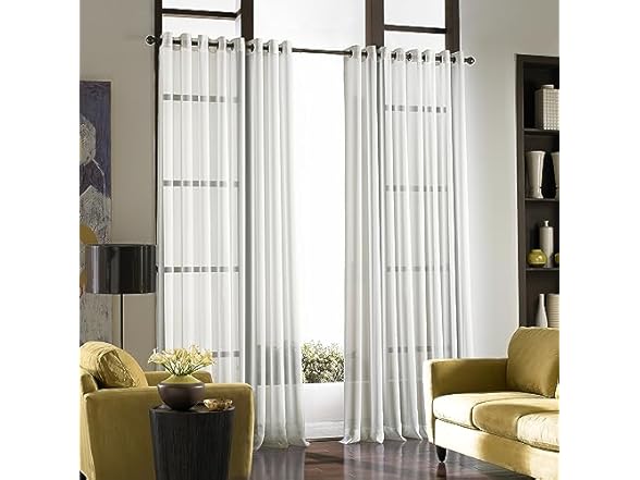 Curtainworks 59x144" Sheer Grommet Panel