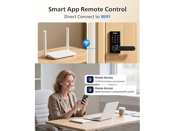 Philips DDL220X-1HW-H-ID Wi FI Smart Door Lock