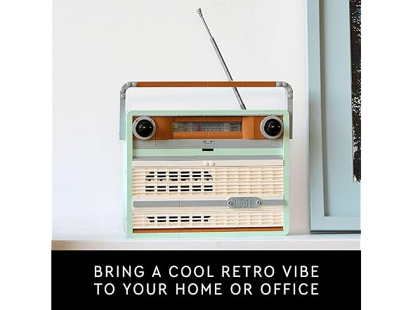 Lego Icons Retro Radio Building Set for Adults