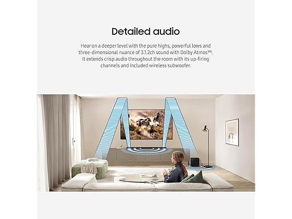 SAMSUNG S800D 3.1.2ch Soundbar w/Wireless Dolby Atmos Audio, (Open Box)