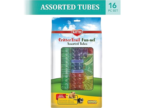 Kaytee CritterTrail Fun-nel 16-Piece Set