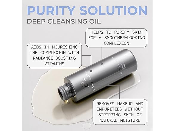CosMedix Purity Solution Nourishing Deep Cleansing Oil, 3.3 oz