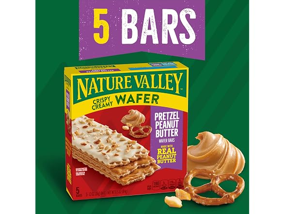 Nature Valley Creamy Wafer Bars,