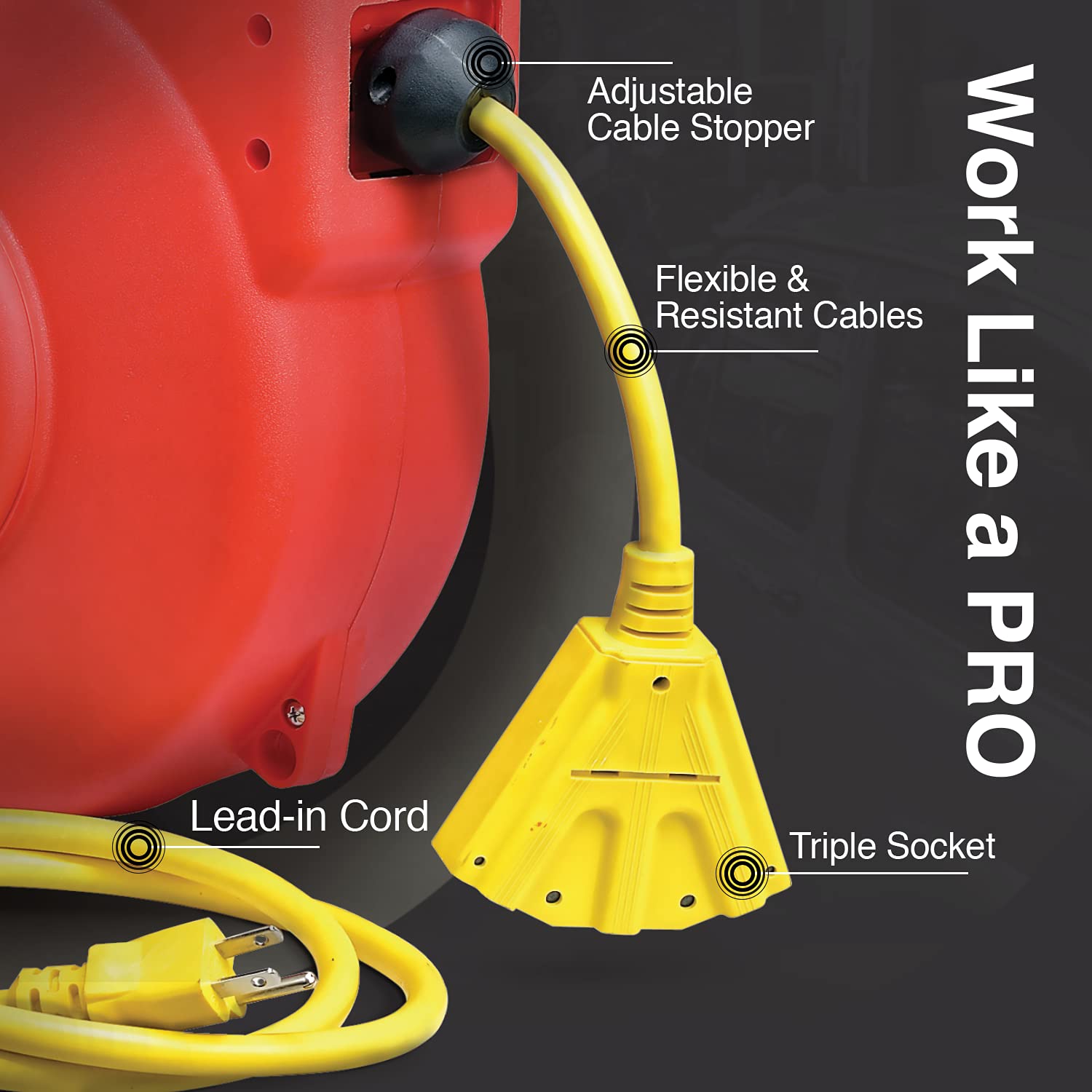 ReelWorks Extension Cord 12AWG x 40' - Gallery 11
