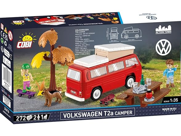 COBI Volkswagen T2A Camper Building Set