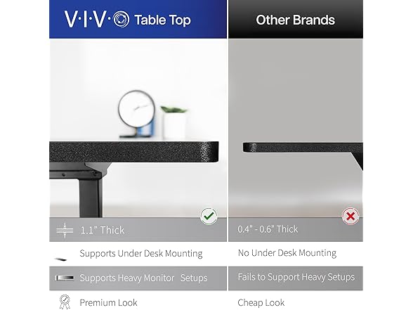 VIVO Light Wood 60 x 24 inch Universal