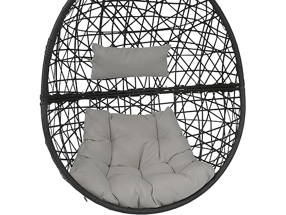 Sunnydaze Decor Resin Wicker Egg Chair -Choose Color