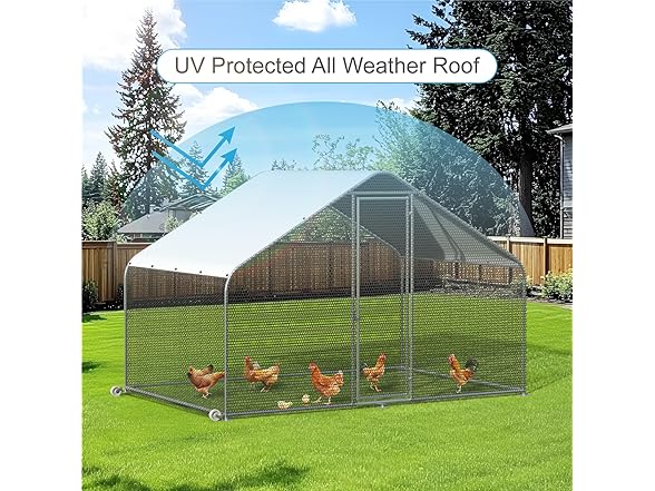 PETS TUFF Chicken Chalet - 124”x81”x79”