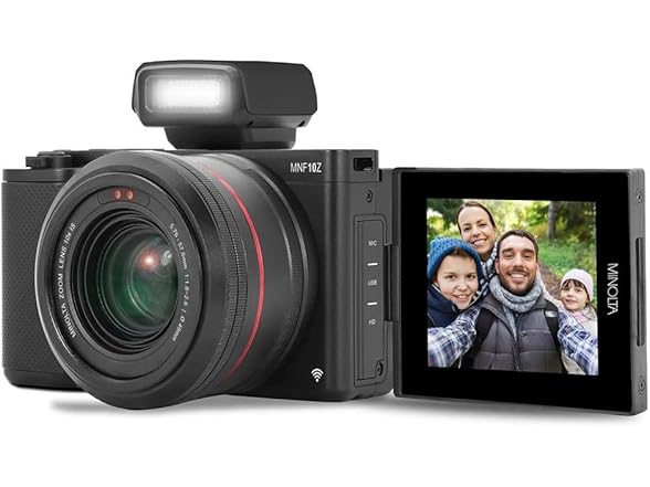 Minolta 72MP Camera w/10x Optical Zoom