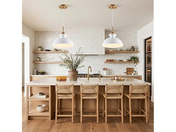 Parrot Uncle 11 Inch Pendant Light Fixture White