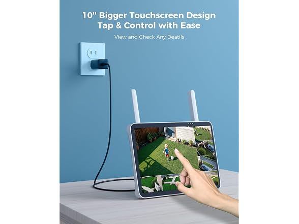 Hiseeu 4MP Solar Security Camera