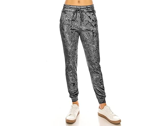 Always Women (XS) Velvet Jogger Pants