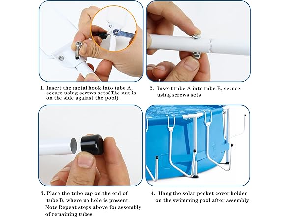 Solar Cover Holder for Above Ground Pool