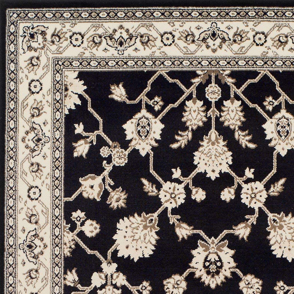 Superior Kingfield Traditional Floral Indoor Area Rug, 5'x8', Black - Gallery 10