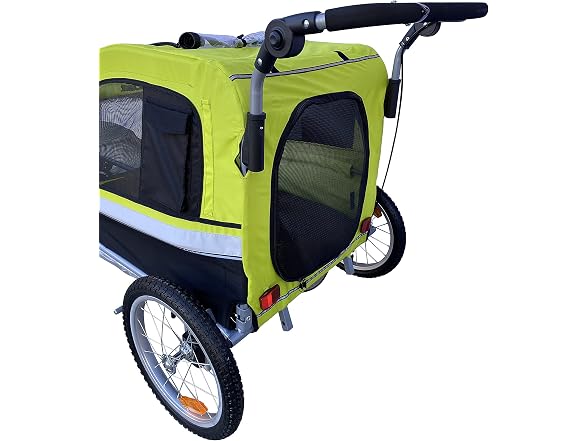 Booyah Extra Large Pet Bike Trailer Dog Stroller