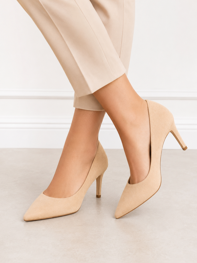 Stuart Weitzman Anny 85 Suede Pumps (Open Box) - Gallery 7