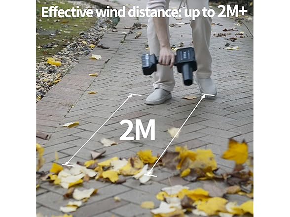 YIREAL Cordless Leaf Blower with Battery