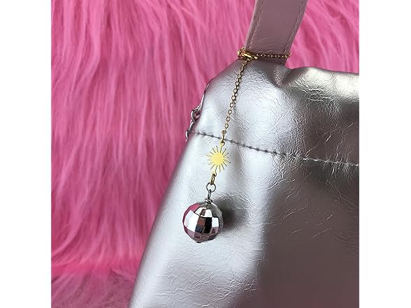 SlowVibes Stars Sun Disco Ball Charms