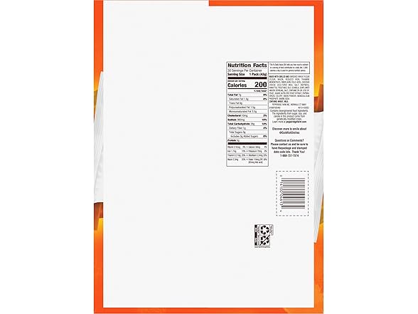 30PK Goldfish Cheddar Crackers, 1.5 oz.
