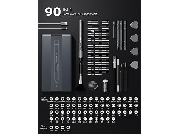 Mini Electric Screwdriver Set