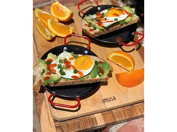 IMUSA USA Paella Pan, 6"