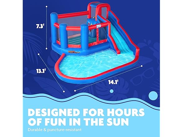 Sunny & Fun Big Time Bounce-A-Round Inflatable