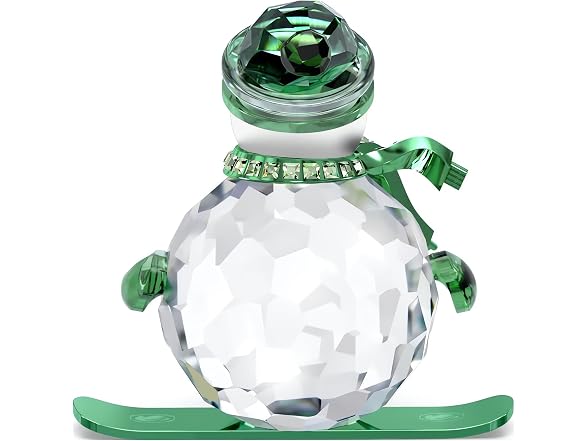 Swarovski Holiday Cheers Snowman Green
