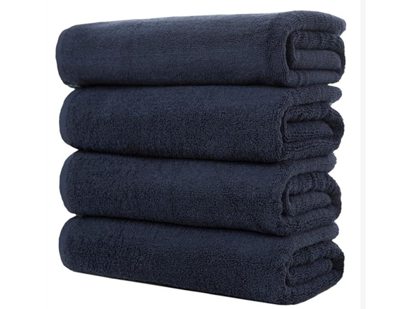 Pleasant Home 4 Pack Bath Towels Set 28” x 55”