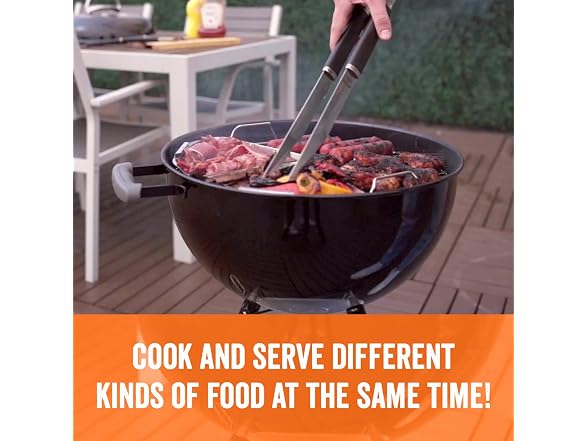 Yukon BBQ Grill Basket for Kettle Grills