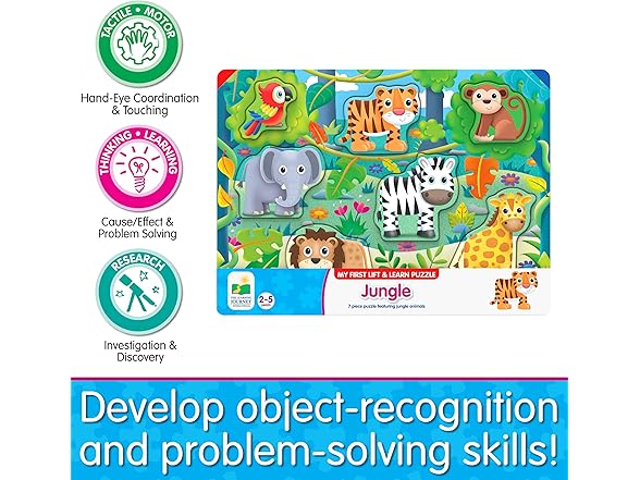 Lift & Learn - Jungle Tray Puzzle