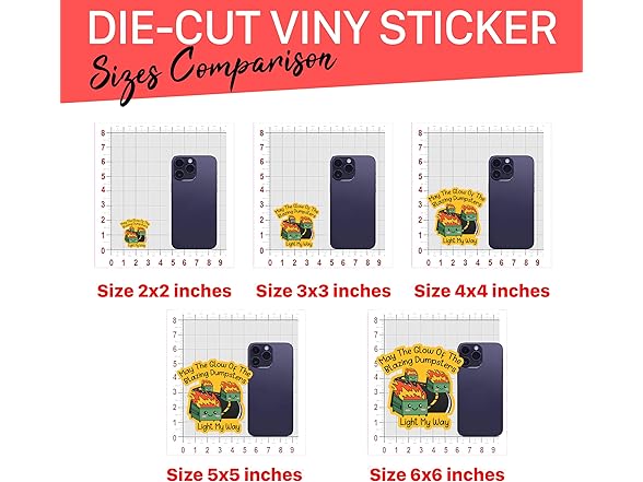 GNAART Funny Dumpster Fire Sticker