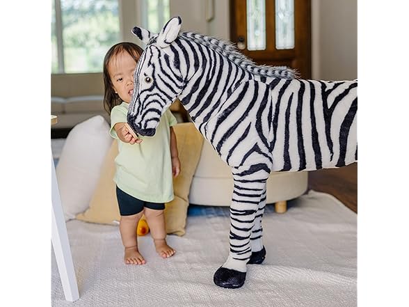 Melissa & Doug Giant Striped Zebra