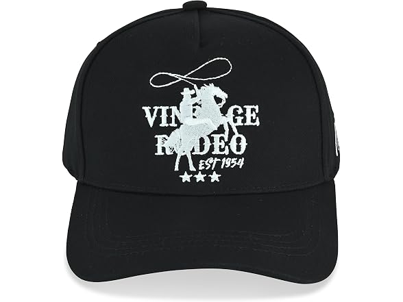 Embroidered Western Retro Snapback Cap