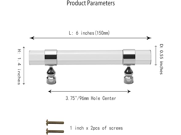 TAOEIFUOR Kitchen Cabinet Door Handles  
