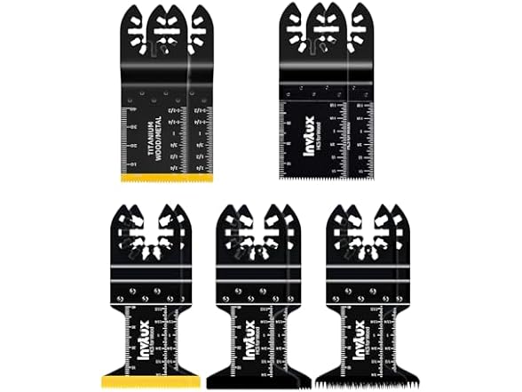 10Pcs Oscillating Saw Blades Titanium
