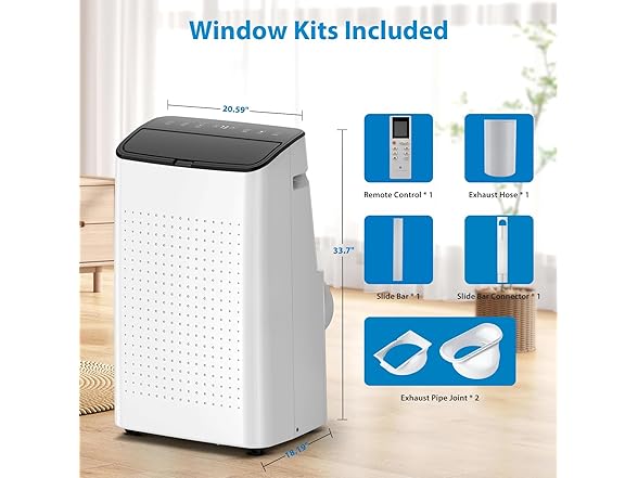 GarveeHome 14000 BTU Portable Air Conditioners with