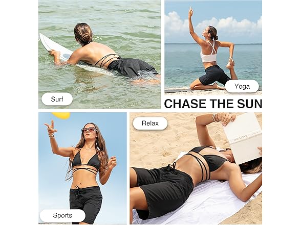 Kanu Surf Women's Black Marina Shorts (8)