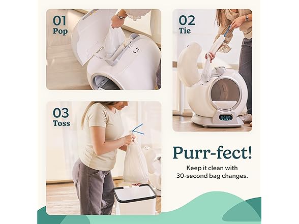 PetCove Self Cleaning Automatic Litter Box Bundle