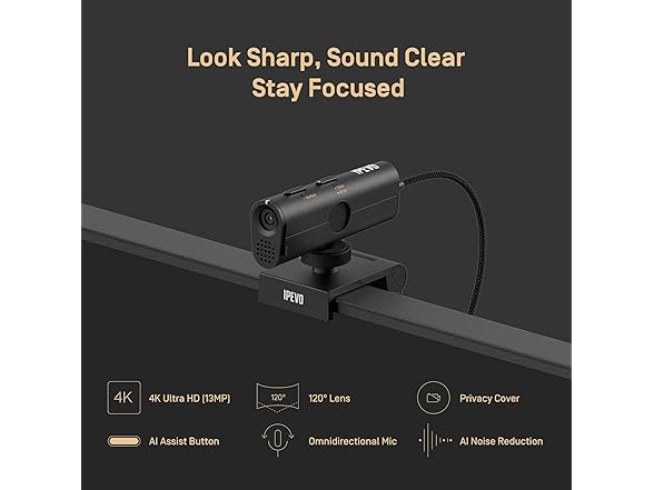 IPEVO IPEVO VurboCam 4K Vurbo.ai-Powered Webca