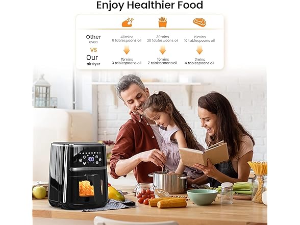 Adoolla Air Fryer Oven 5 Qt Large
