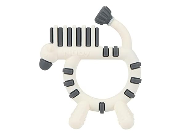 Nuby Geo Zoos Massaging Silicone Teether