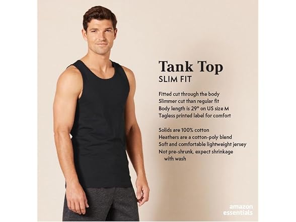 AE Mens Active Lt Tech Stretch Gym Tank